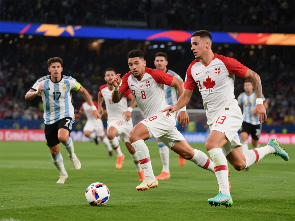 美洲杯半决赛再度对决：阿根廷与加拿大迎来关键一战